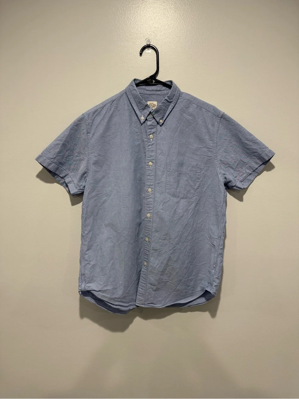J. Crew Light Blue Short Sleeve Button-Down Shirt